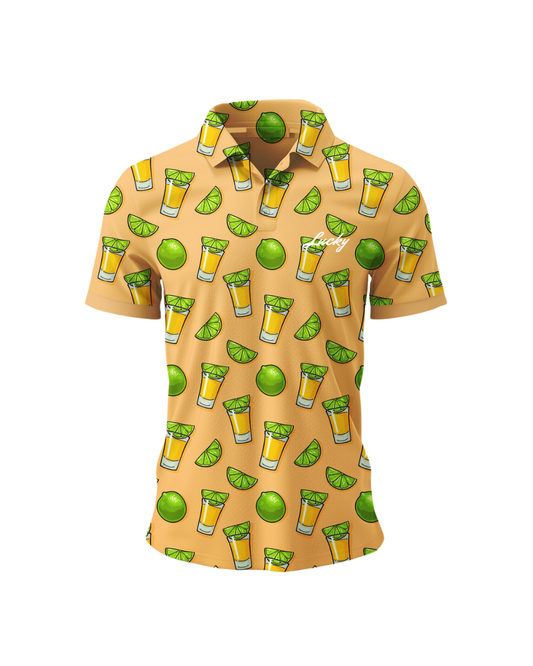 Lucky Golf Shirt | Tequila Lime