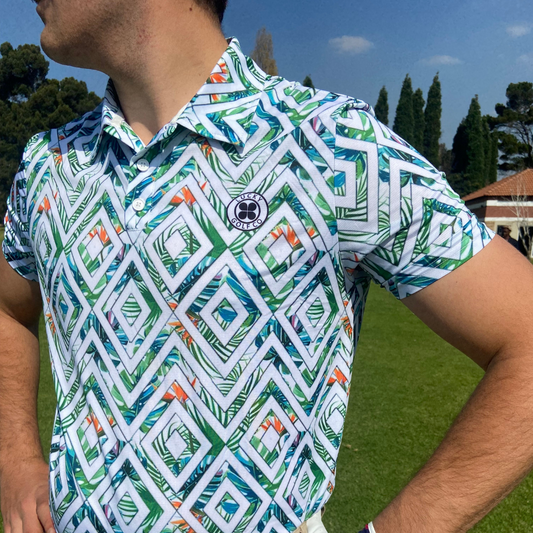 Lucky Golf Shirt | Tropical