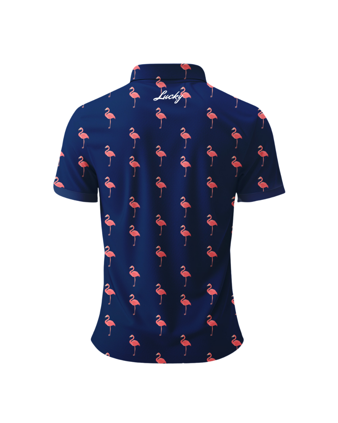 Lucky Golf Shirt | Flamingo