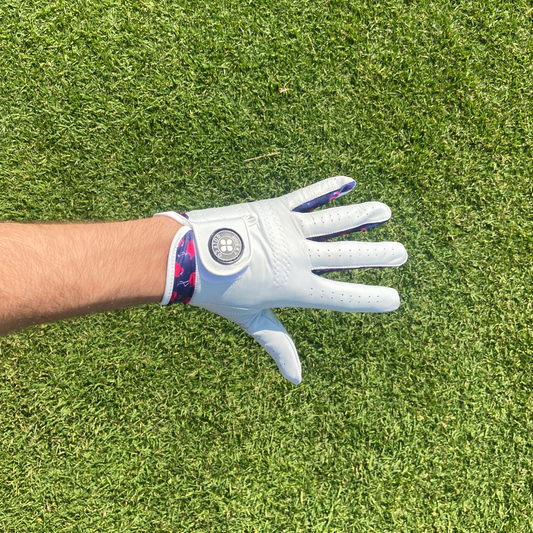 Lucky Leather Golf Glove | Flamingo