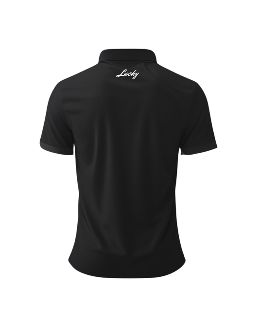 Lucky Golf Shirt | Clubhouse Classics | Black