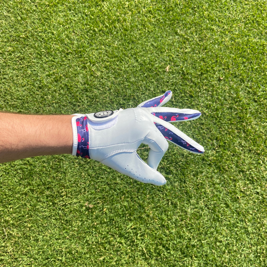 Lucky Leather Golf Glove | Flamingo