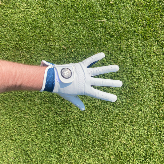 Lucky Leather Golf Glove | Lines