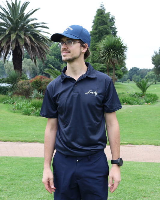 Lucky Golf Shirt | Clubhouse Classics | Black