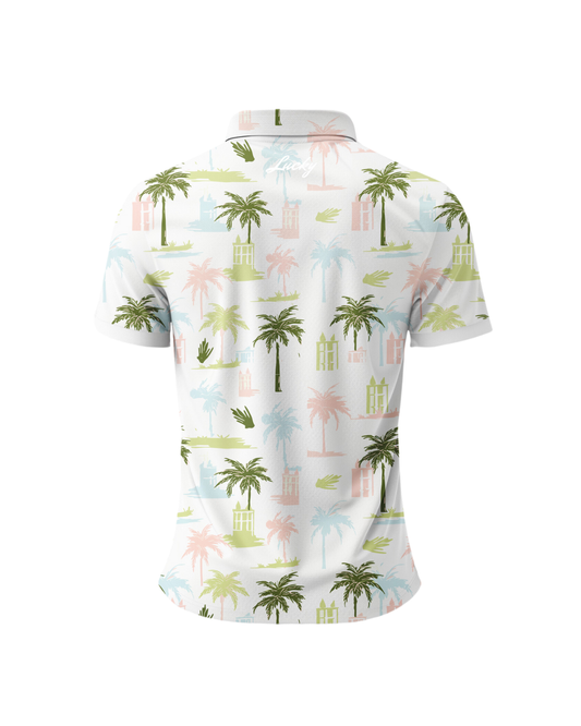 Lucky Golf Shirt | Palm Trees