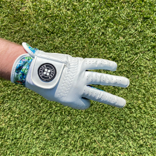 Lucky Leather Golf Glove | Tropical