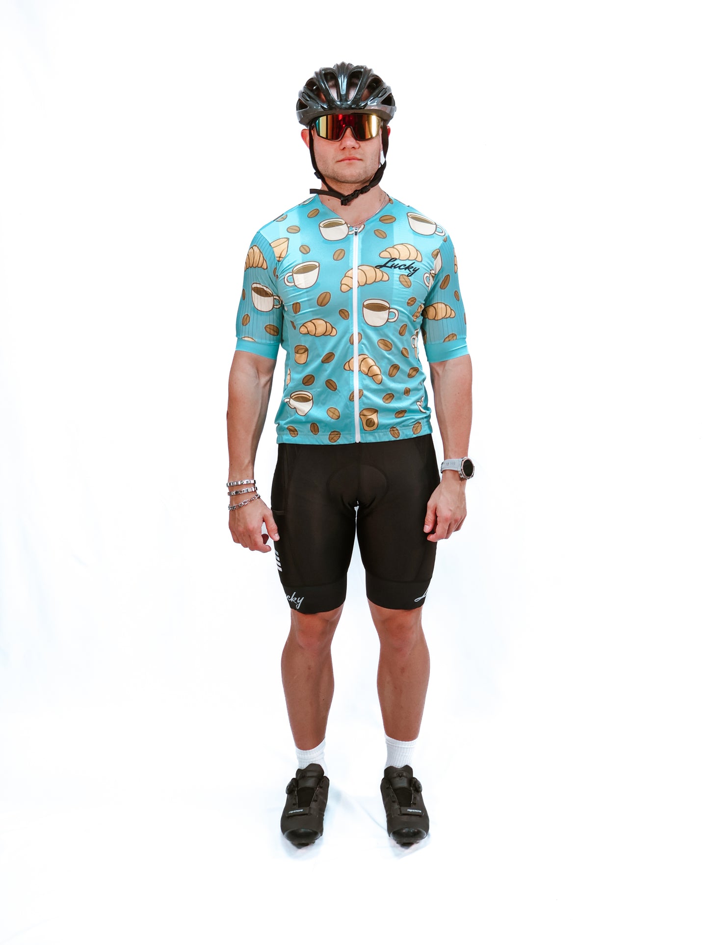Lucky Cycling Jersey | Coffee & Croissant