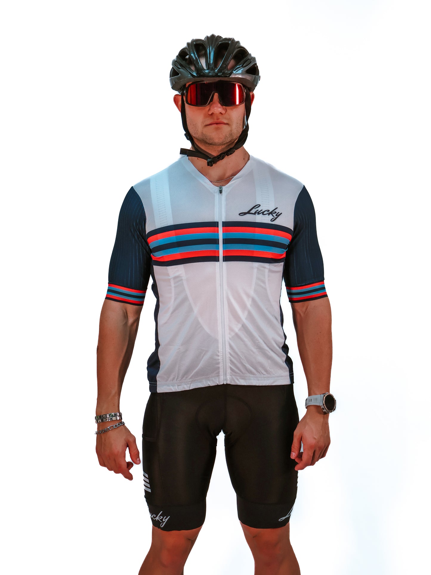 Lucky Cycling Jersey | Stripes