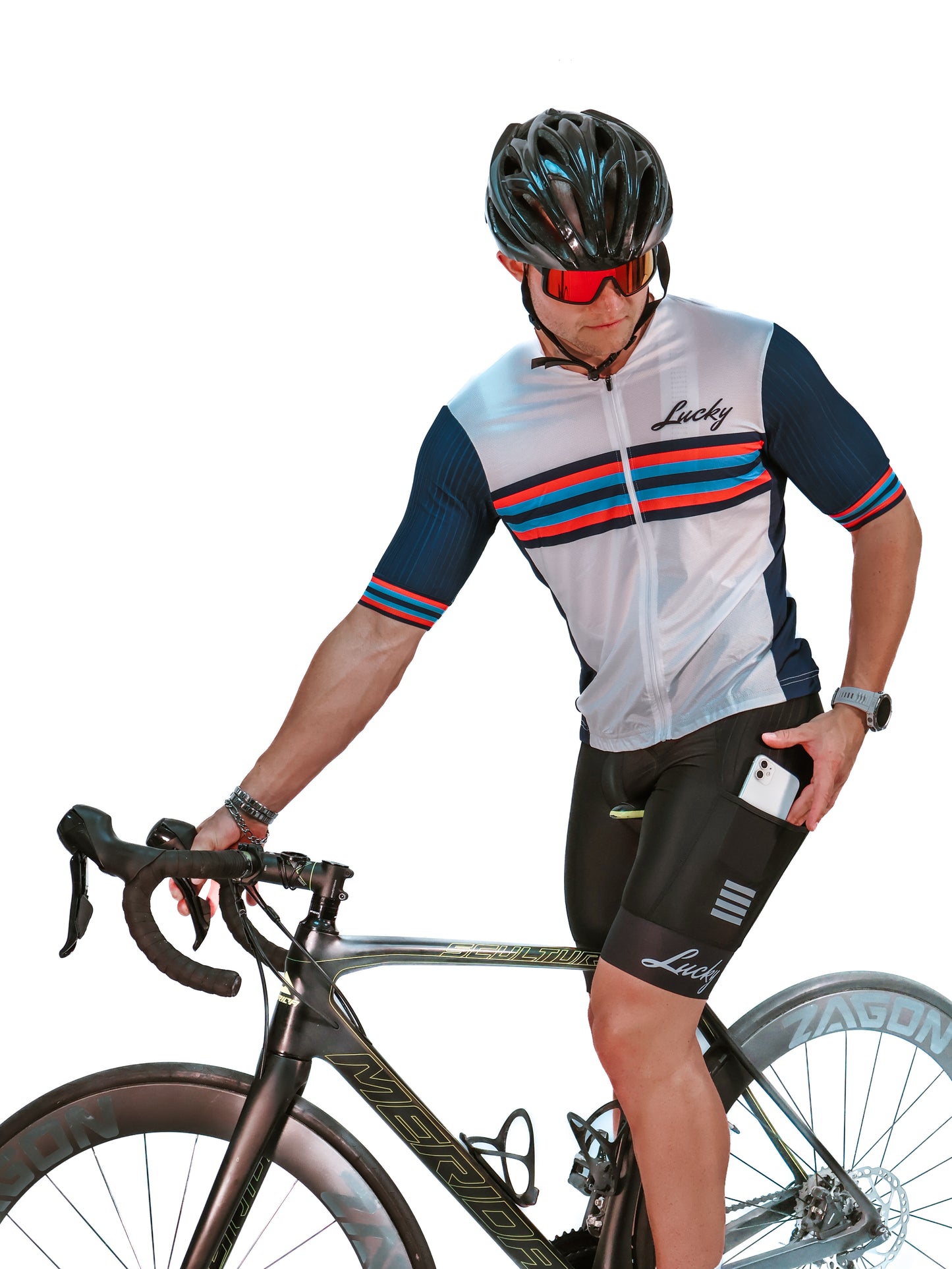 Lucky Cycling Jersey | Stripes