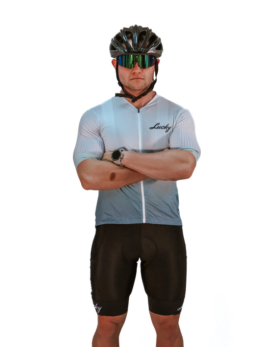 Lucky Cycling Jersey | Blues