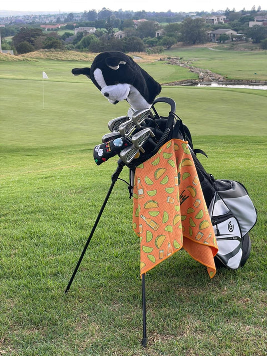 Lucky Golf Towel - Tacos and Tequila