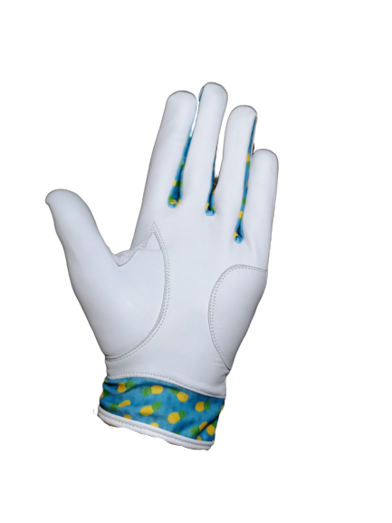 Lucky pineapple golf glove, aaa grade cabretta leather, best golf glove south africa