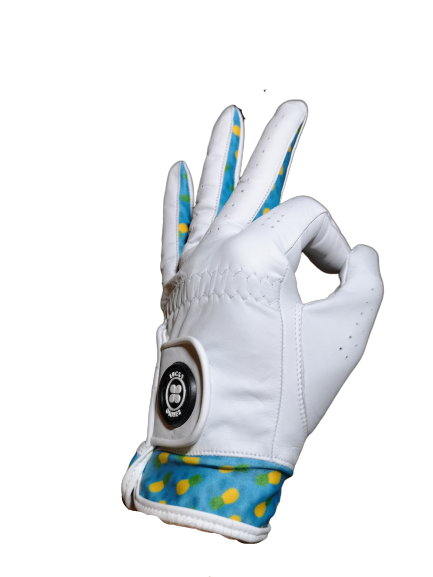 Lucky pineapple golf glove, aaa grade cabretta leather, best golf glove south africa