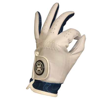 Lucky Lines Leather Golf Glove