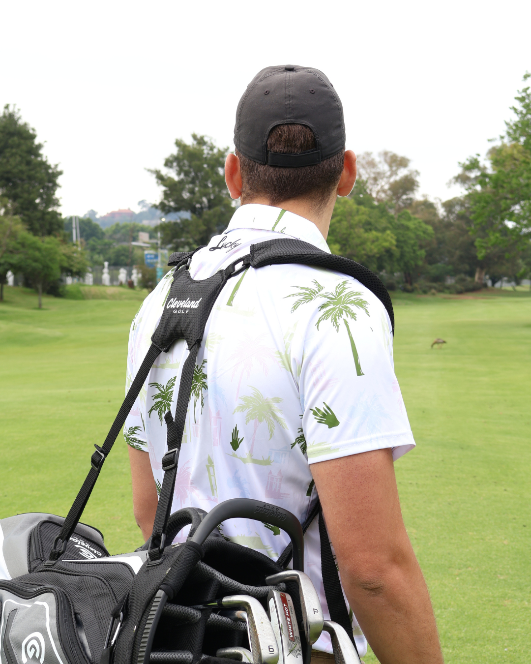 Lucky Golf Shirt | Palm Trees