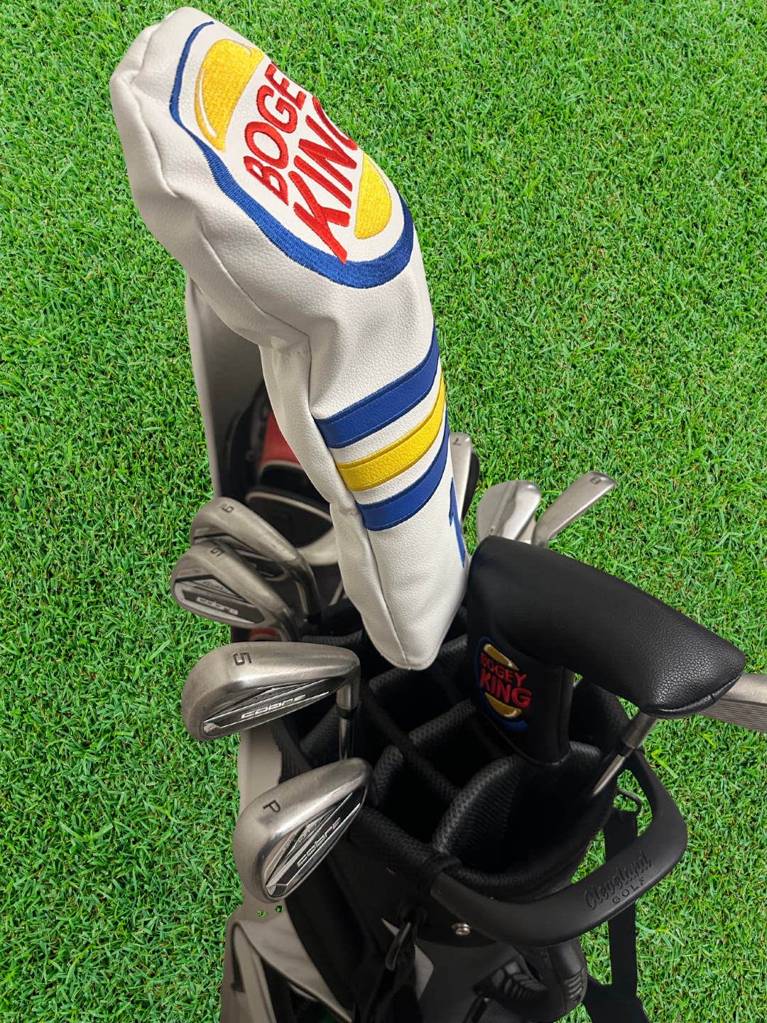 Lucky Driver Cover | Bogey King White