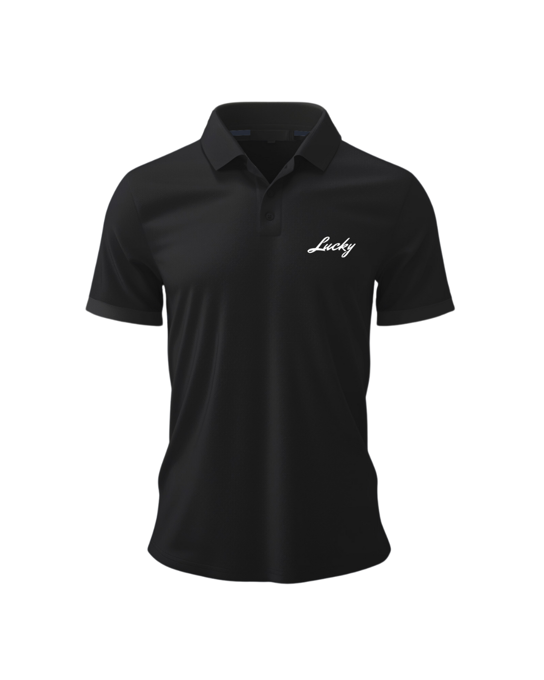 Lucky Golf Shirt | Clubhouse Classics | Black