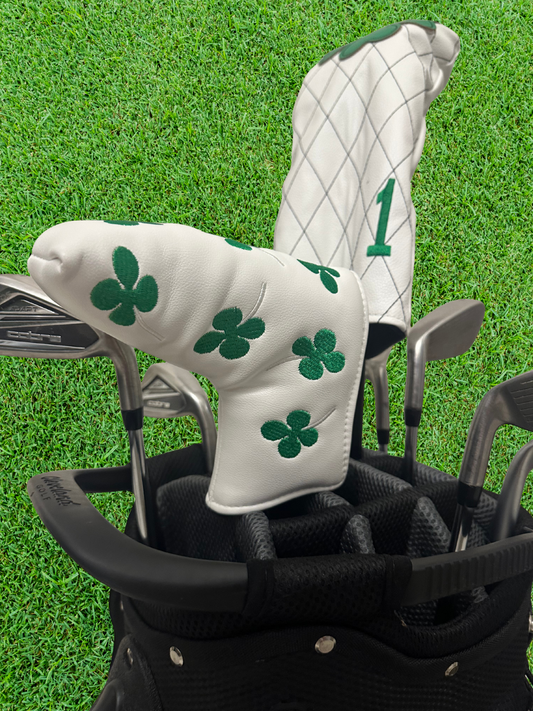 Lucky Putter Cover | White Clover