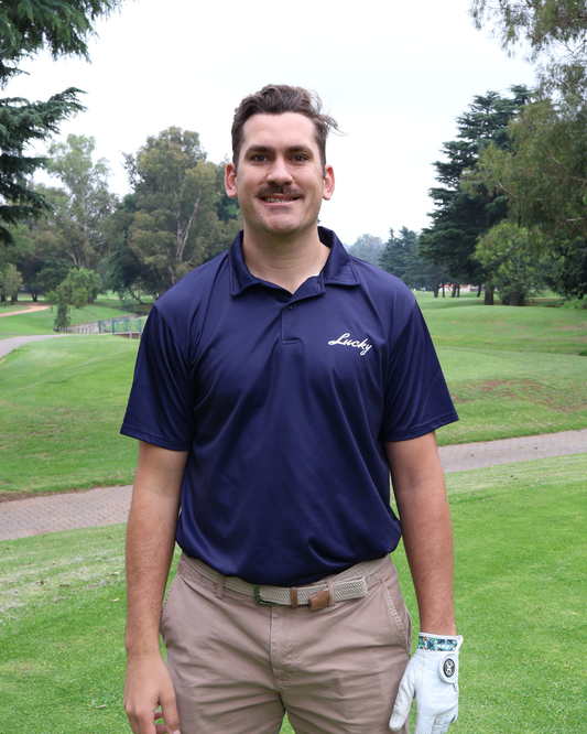 Lucky Golf Shirt | Clubhouse Classics | Navy