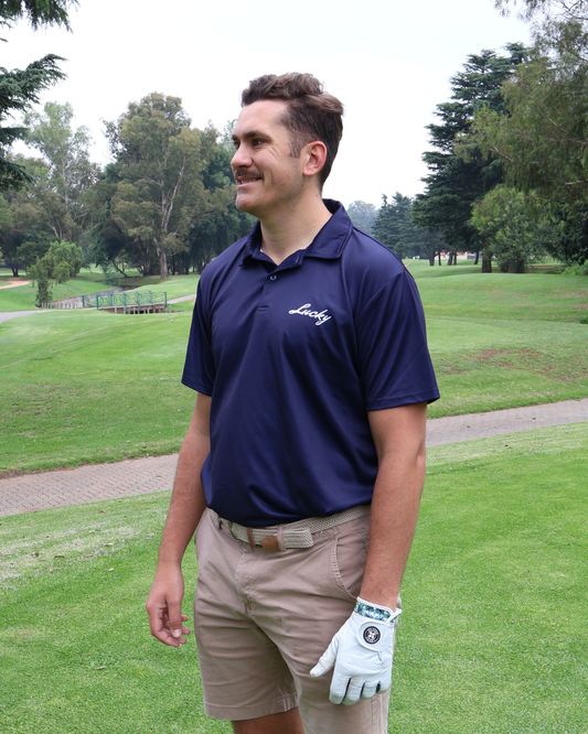 Lucky Golf Shirt | Clubhouse Classics | Navy
