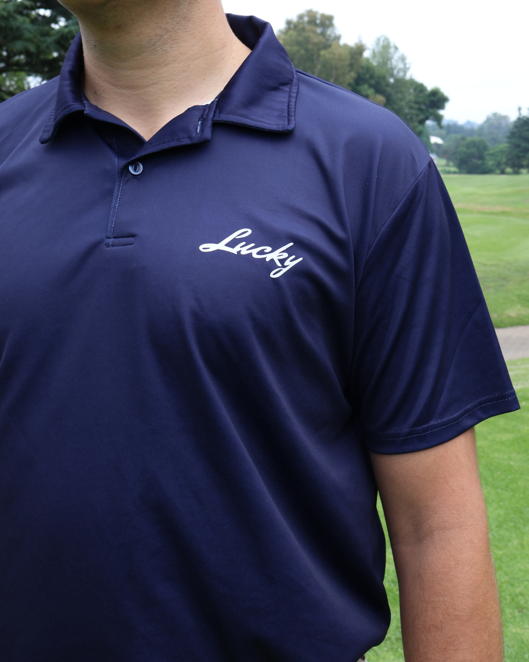 Lucky Golf Shirt | Clubhouse Classics | Navy