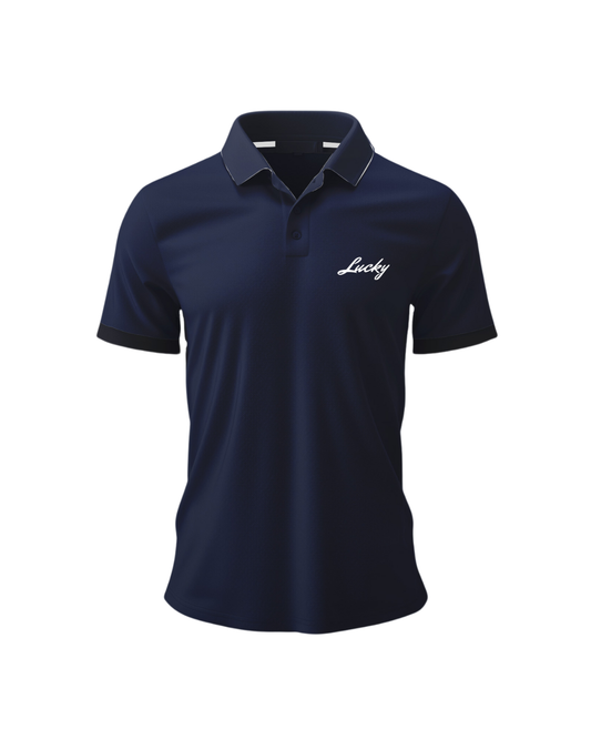Lucky Golf Shirt | Clubhouse Classics | Navy