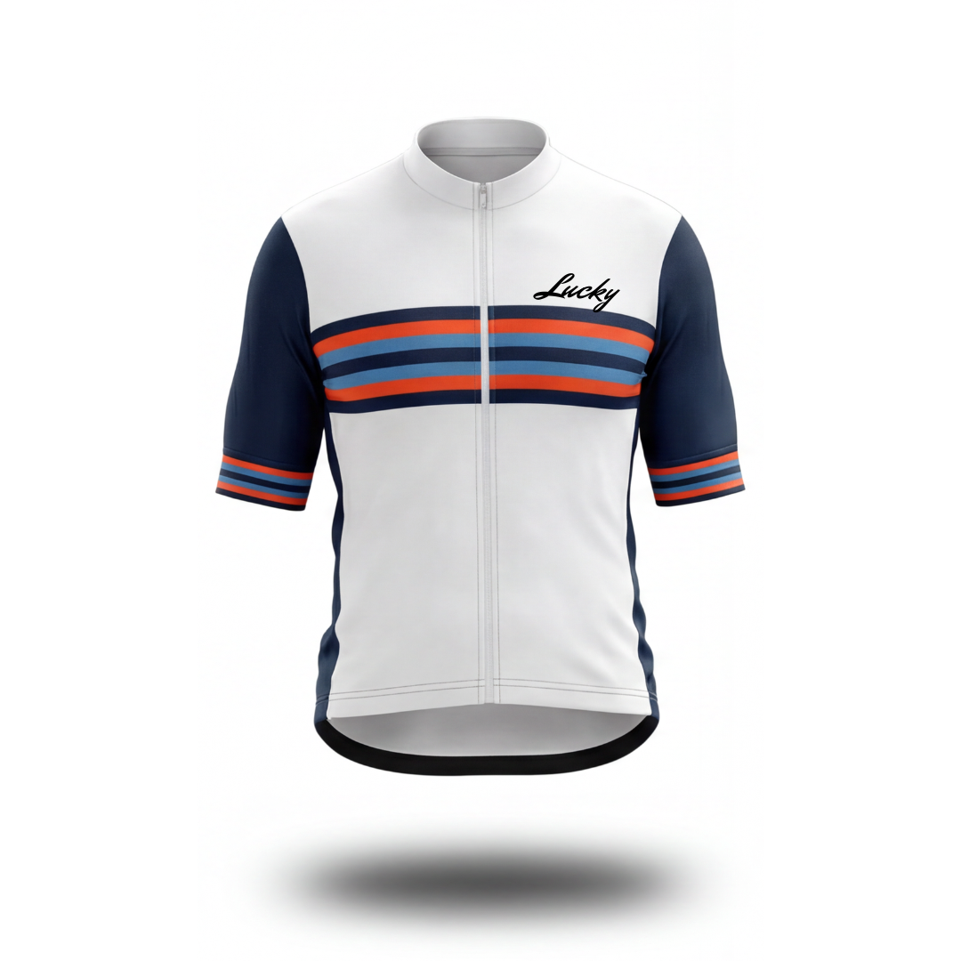 Lucky Cycling Jersey | Stripes