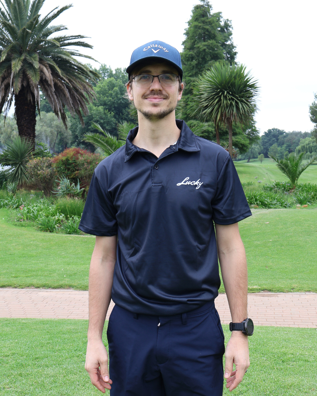 Lucky Golf Shirt | Clubhouse Classics | Black