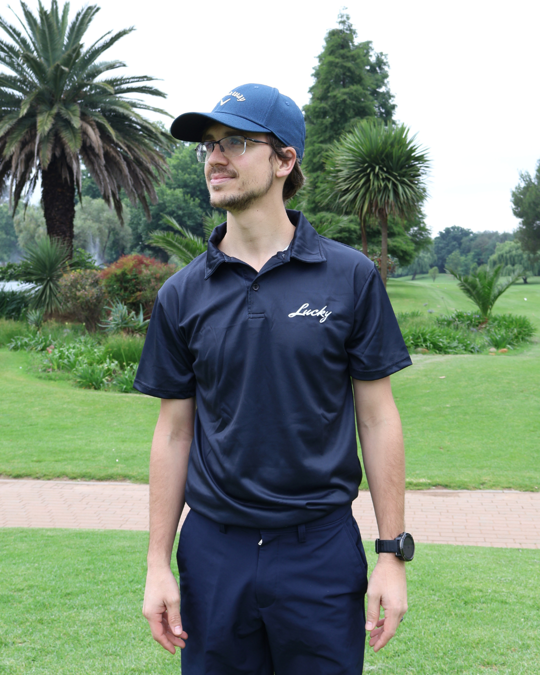 Lucky Golf Shirt | Clubhouse Classics | Black