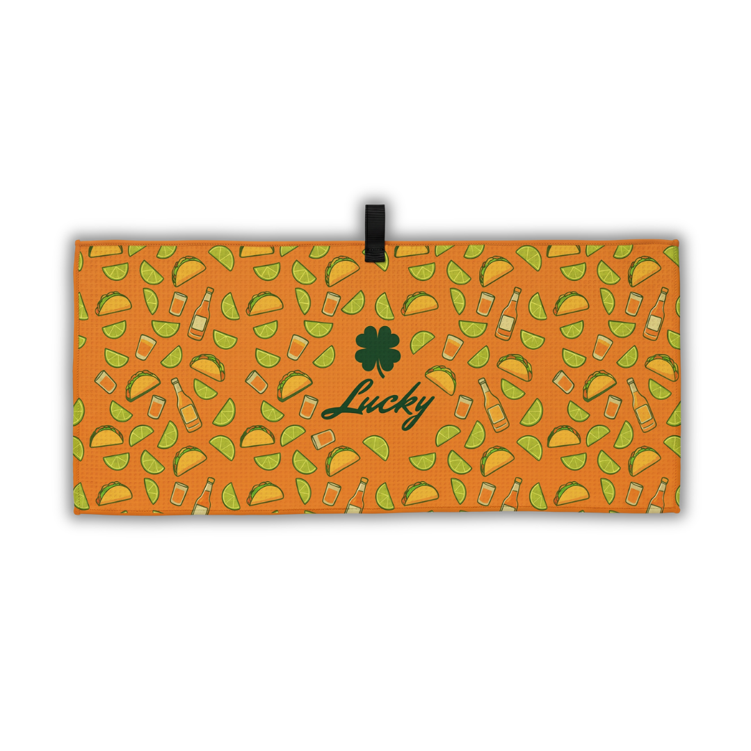 Lucky Golf Towel - Tacos and Tequila