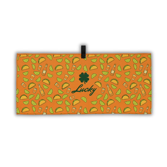 Lucky Golf Towel - Tacos and Tequila