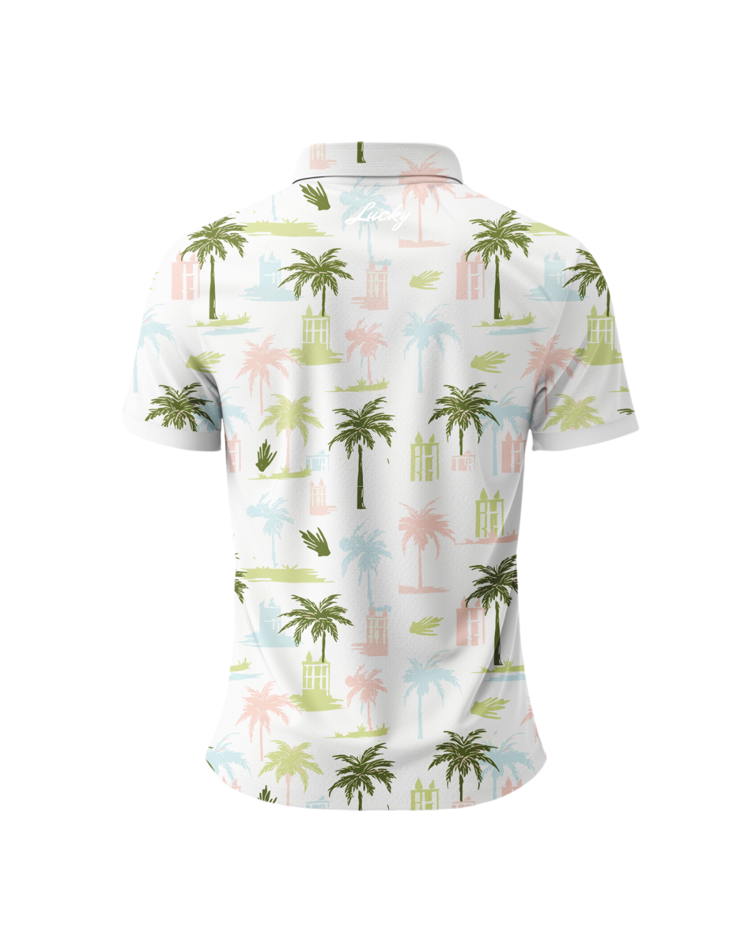 Lucky Golf Shirt | Palm Trees