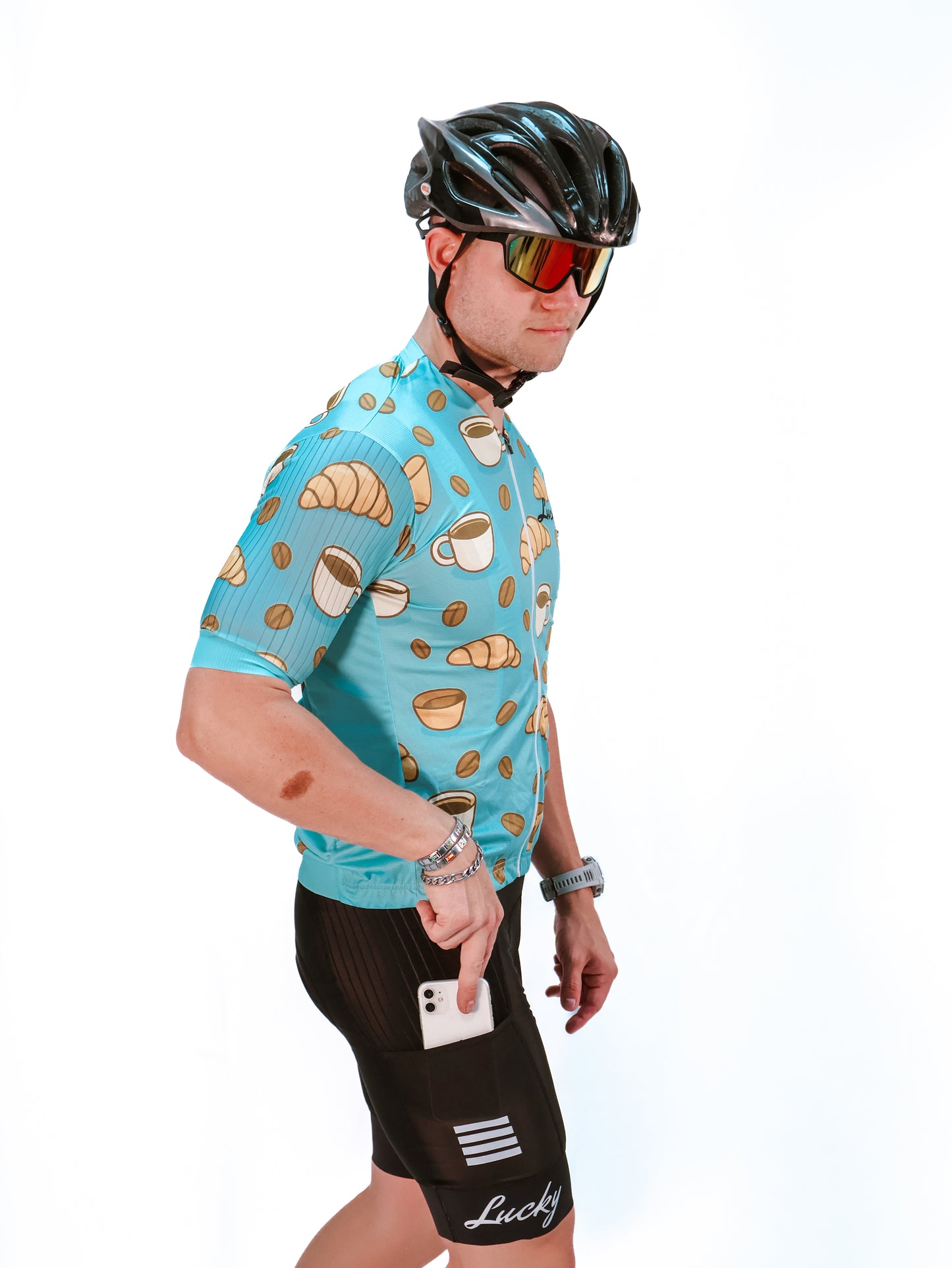 Lucky Cycling Jersey | Coffee & Croissant