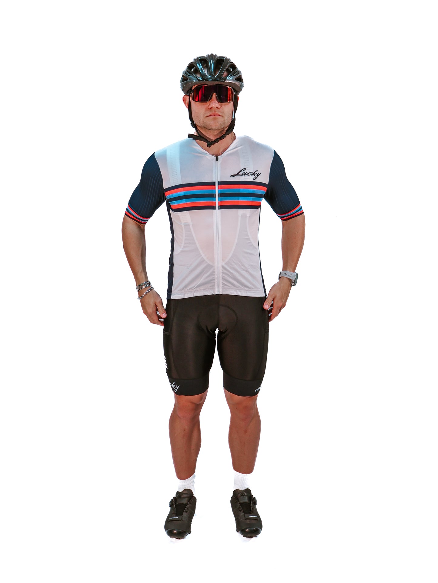 Lucky Cycling Jersey | Stripes
