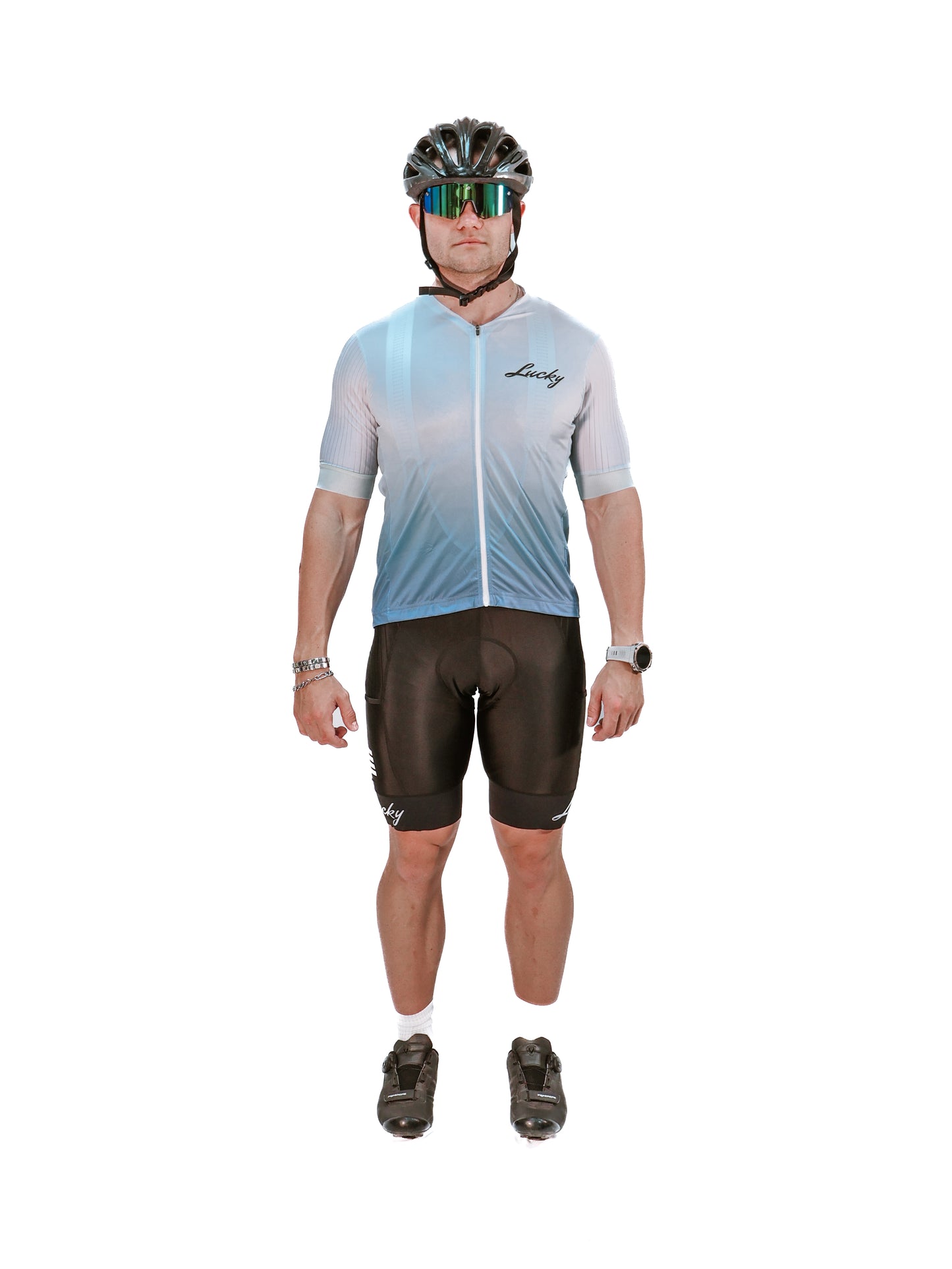 Lucky Cycling Jersey | Blues