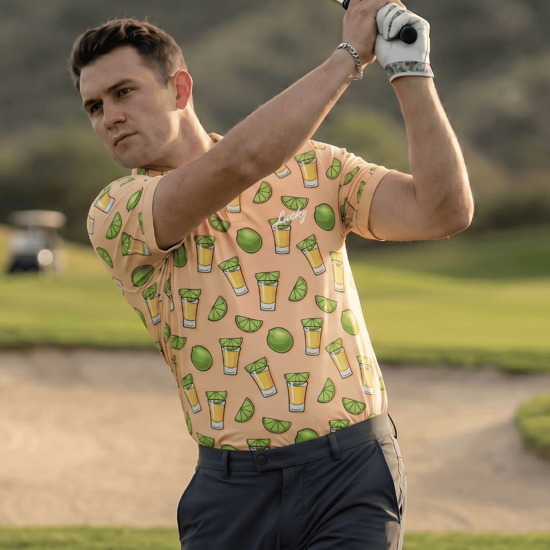 Lucky Golf Shirt | Tequila Lime