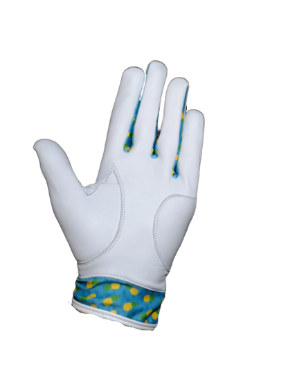 Lucky pineapple golf glove, aaa grade cabretta leather, best golf glove south africa