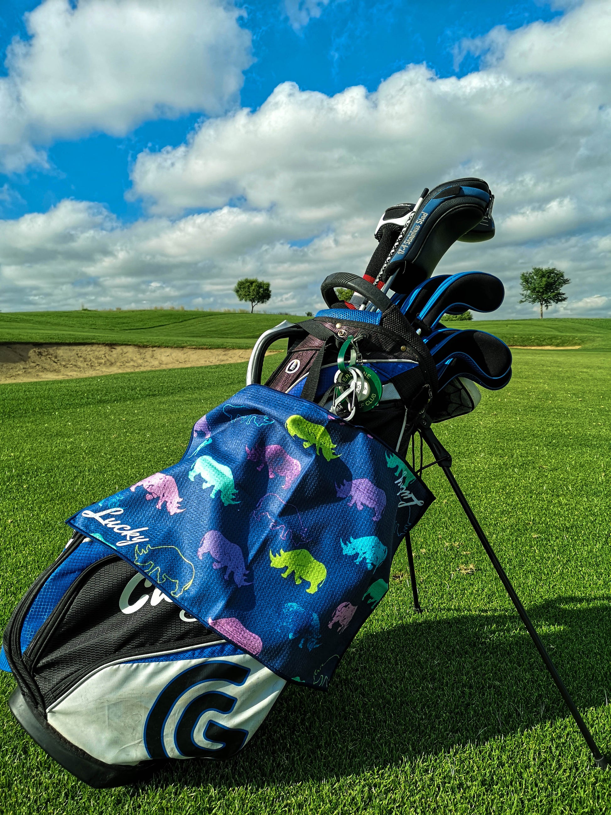 Lucky Rhino Golf Towel