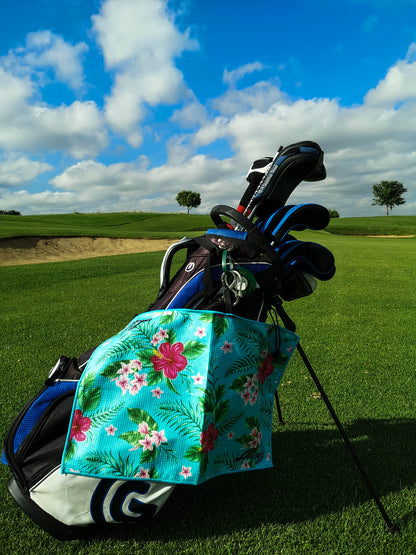 Lucky Floral Golf Towel