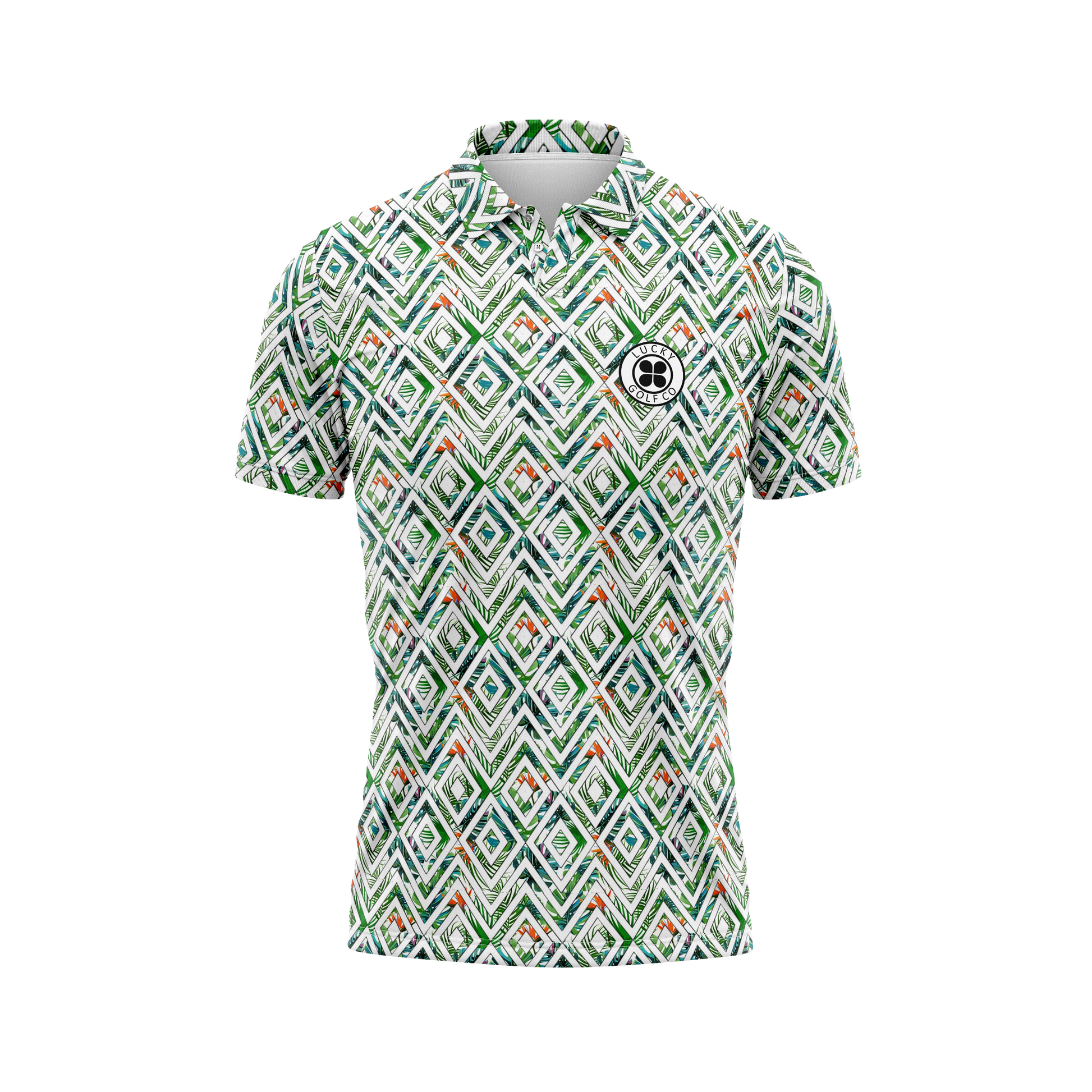 Lucky Tropical Golf Shirt