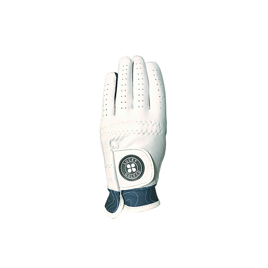 Lucky Lines Leather Golf Glove