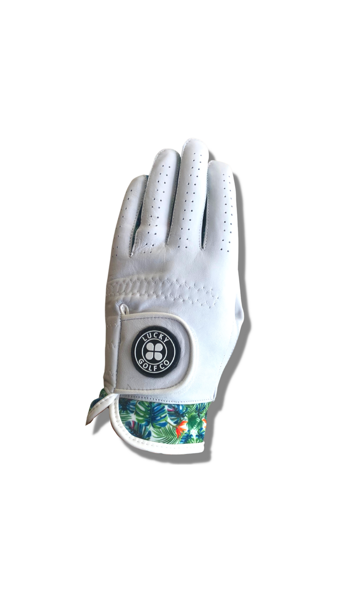 Lucky Tropical Leather Golf Glove